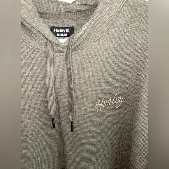 Hurley Waffle Hoodie Shirt. Size medium - Picture 2 of 4